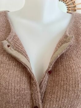 Cardigan mohair  taupe