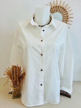 Chemise léopard dos