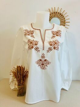 Chemise broderie Nomade