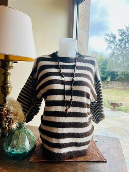 Pull aux 2 rayures