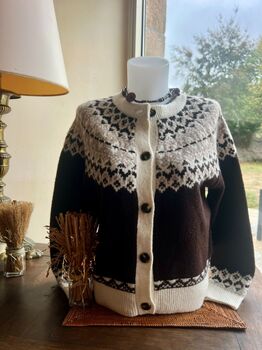 Gilet jacquard