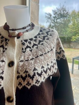 Gilet jacquard