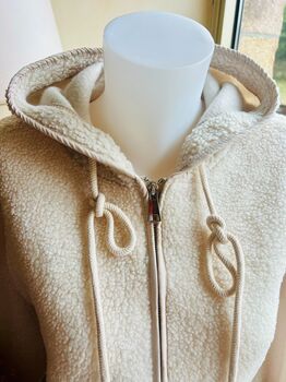 Gilet capuche sherpa