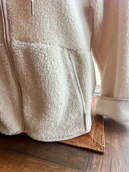 Gilet capuche sherpa