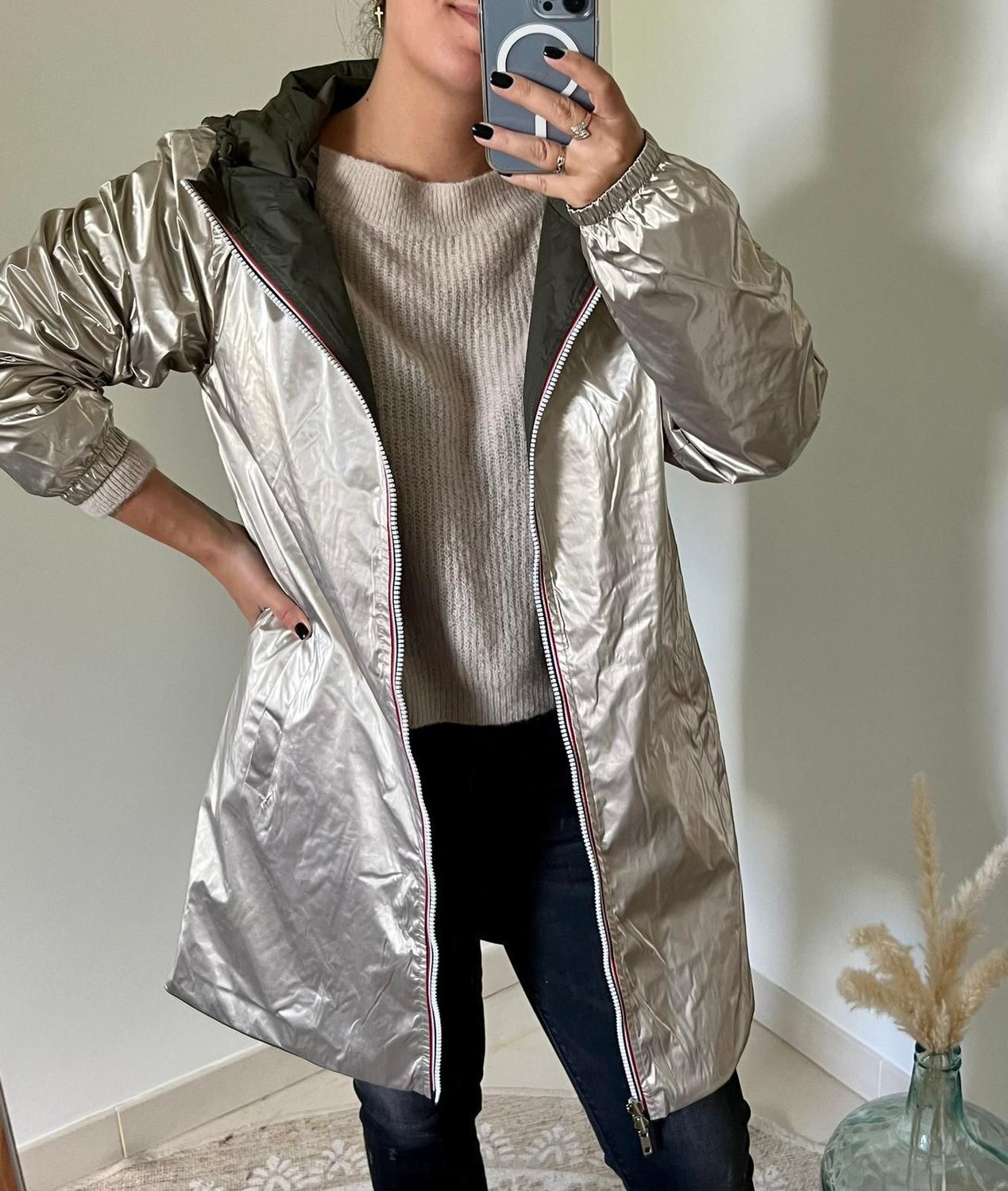 Coupe Vent Impermeable Femme K-Way Nancy Veste Imperméable Femme