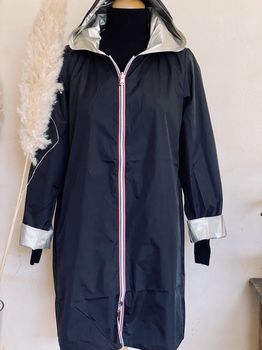 Imper réversible noir/doré