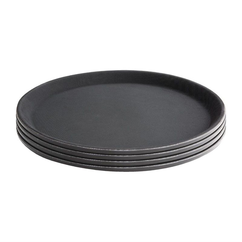 Plateau Antidérapant APS HAPPY HOUR 511 – Noir – 44x31 Cm – Pour Restauration Et Buffet
