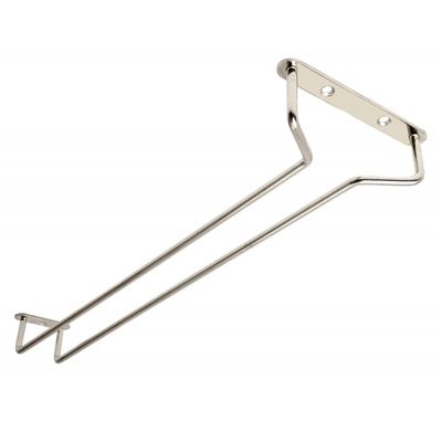 Support à Verres Sous Armoire - Métal Doré, 34,5 X 28 X 5,5 Cm, Pour Verres à Pied