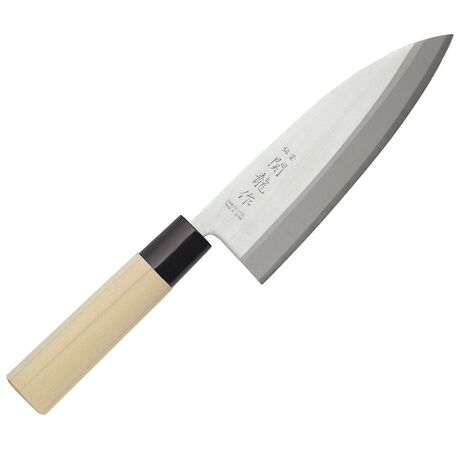 Japanese Knife Sekiryu 4pc Set - Santoku Deba Sashimi Nakiri