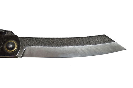 Folding Pocket Knife Higonokami Zenkou Blade 6cm Sylver by Nagao Kanekoma