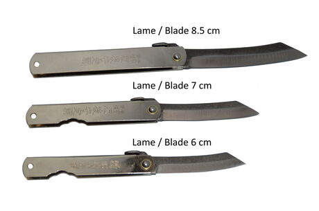 Folding Pocket Knife Higonokami Zenkou Blade 6cm Sylver by Nagao Kanekoma