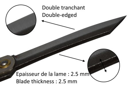 Folding Pocket Knife Higonokami Zenkou Blade 7cm Sylver by Nagao Kanekoma