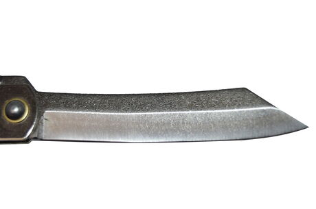 Folding Pocket Knife Higonokami Zenkou Blade 7cm Sylver by Nagao Kanekoma