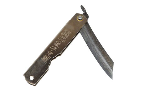 Folding Pocket Knife Higonokami Zenkou large Sylver by Nagao Kanekoma