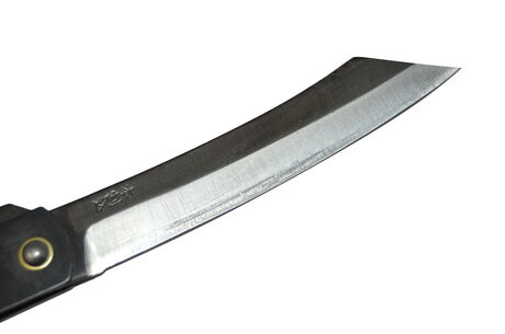 Folding Pocket Knife Higonokami SK Blade 9.5cm Black by Nagao Kanekoma