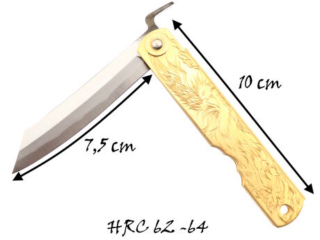 Folding Pocket Knife Higonokami Holy Beasts Vermillion Bird by Nagao Kanekoma