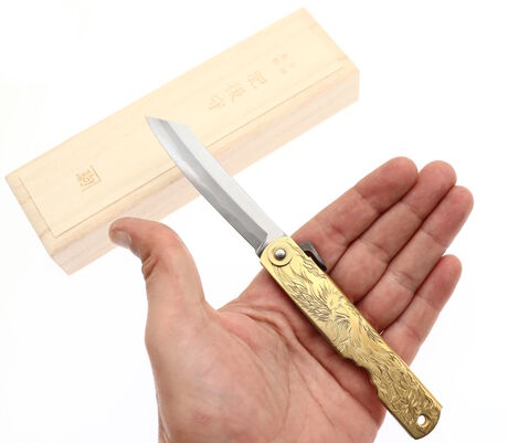 Folding Pocket Knife Higonokami Holy Beasts Vermillion Bird by Nagao Kanekoma