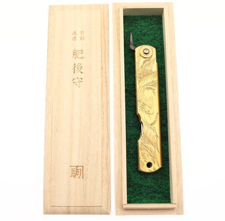 Folding Pocket Knife Higonokami Holy Beasts Phoenix by Nagao Kanekoma