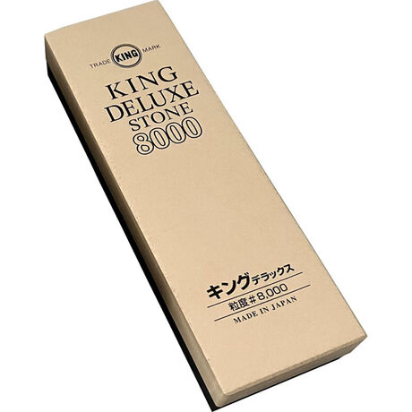 Pierre à Aiguiser King Deluxe Stone No.8000 Grain #8000 avec Support