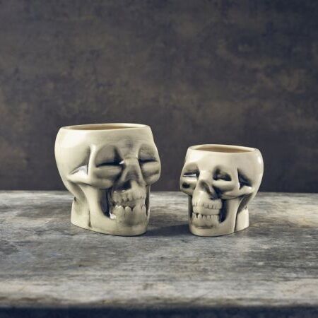 Tiki Mug Skull Blanc 40cl