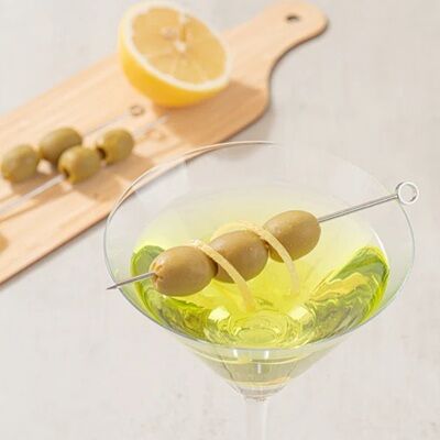 Pic Cocktail Inox Rond 10,8cm