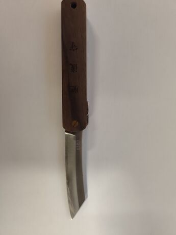 Couteau de Poche Pliant Artisanal Japonais Higonokami Manche Bois Ebène Lame VG-10 Fait Main au Japon par Nagao Kanekoma
