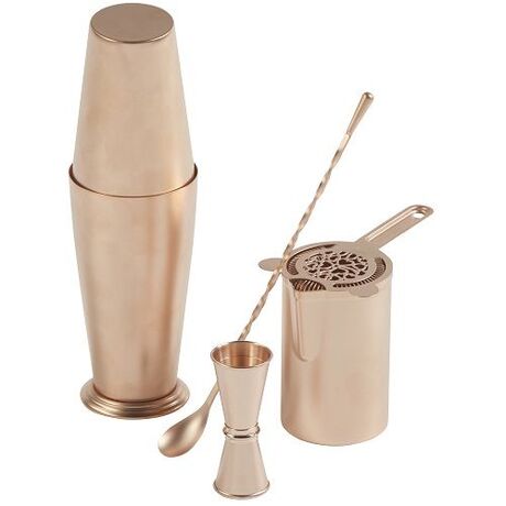 Cocktail Strainer AI Matte Finish Rose Gold Yukiwa