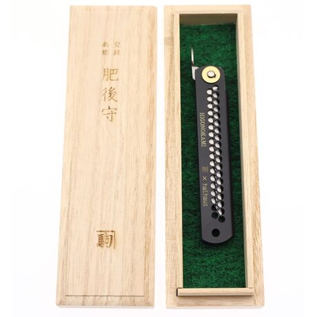 Couteau de Poche Pliant Higonokami Olympic Lame VG-10 Manche Noir Nagao Kanekoma
