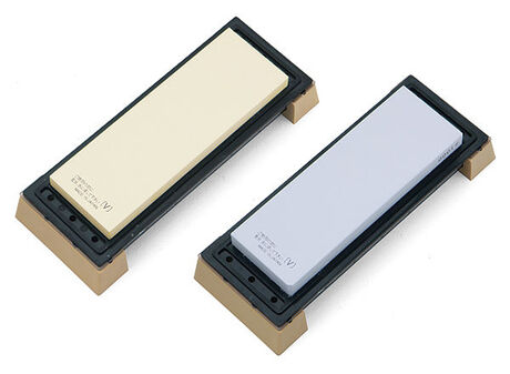 Pierre à Aiguiser Suehiro New Cerax Double Face Grains #3000 (Jaune) / #1000 (Bleu)