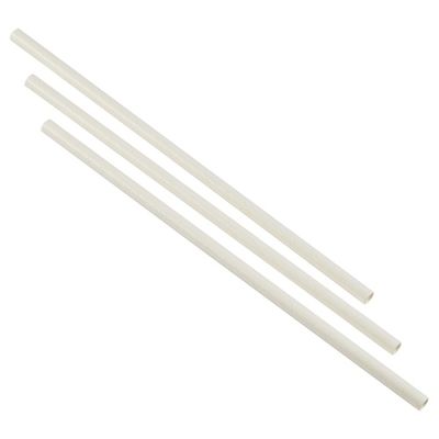 Paper Straws White 20cm - Cocktail7
