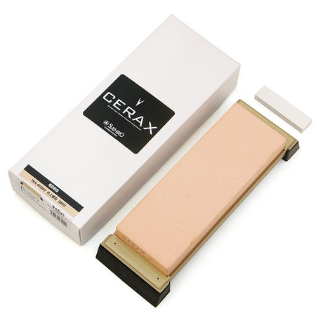 Pierre à aiguiser Cerax grain 1000 & 6000 - Couteaux japonais Pierre à aiguiser Cerax grain 1000 & 6000 - Couteaux japonais
