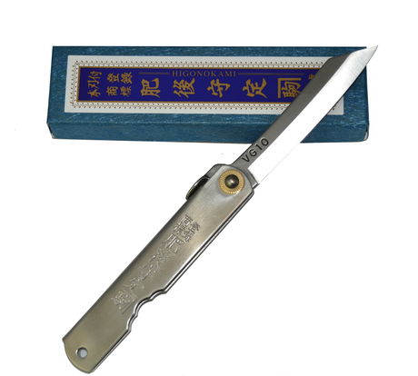 Couteau de Poche Pliant Higonokami Warikomi Lame VG-10 Nagao Kanekoma
