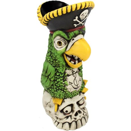 Tiki Mug Perroquet Pirate Vert 70cl