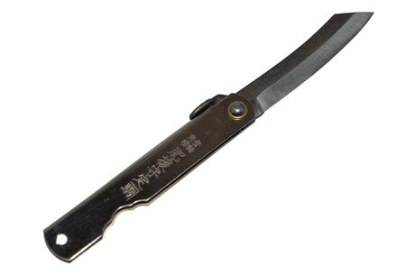 Folding Pocket Knife Higonokami Zenkou Blade 6cm Sylver by Nagao Kanekoma