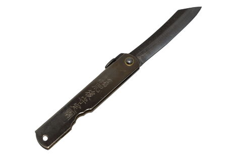Folding Pocket Knife Higonokami Zenkou large Sylver by Nagao Kanekoma