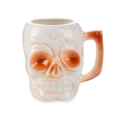 Ceramic Skull with Handle Tiki Mug 35cl
