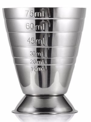 Jigger De Bar Professionnel En Acier Inoxydable 304 - Double Doseur 30ml/60ml - Design Anti-bascule - Pour Cocktails Précis - Lave-vaisselle Safe - 3