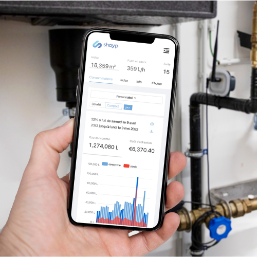 Suivi des consommations d'énergie et fuite d'eau à distance