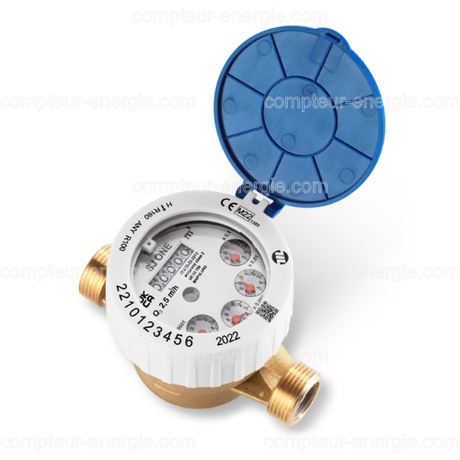 Station de raccordement pour compteur d'eau - Boîtier encastré chaud et Station de raccordement pour compteur d'eau - Boîtier encastré chaud et