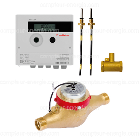 Compteur Energie Thermique Mécanique Déporté MID Classe 3