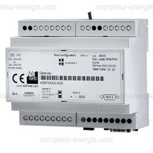 Convertisseur ADFweb BACnet IP Slave --> Modbus RTU Master