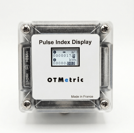 Pulse Index Display afficheur tous compteurs IP67