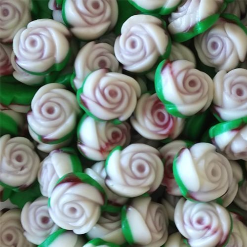 JAKE Roses blanches lisses en sac de 1 kg