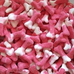 DULCEPLUS Os rouges et blancs Sucrés en sac de 1 kg