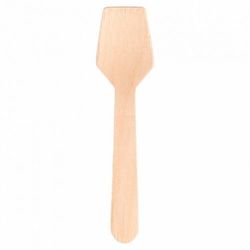 Petites cuillères à glace en BOIS x 100