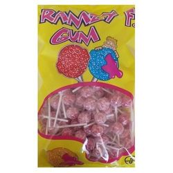 Cerdán Sachet de 200 sucettes Ramzy Fizzy Gum Fraise