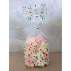 Sachet Sapin de noël SOS à fond formé 70+40x220 x 100