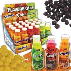 Mini bouteille flavors gum x 24