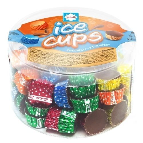 Eichetti Ice cups Tubo de 400g de coupelles multicolores