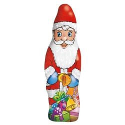 Friedel carton de 54 pères noël en chocolat au lait de 60 g / 17 cm